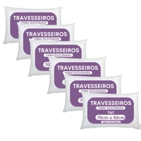 Imagem da promoção Kit 6 Travesseiro Alto Firme Antialergico 50x70cm extra macio