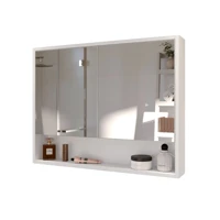 Imagem da promoção Armário De Banheiro Com Espelho Largura 68cm Com Duas Portas Suspenso De Parede Várias Cores