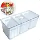 Organizador de Geladeira Retangular 6,8 Litros C/ 3 Cestos-Plastutti em oferta