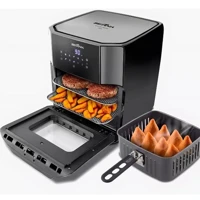 Imagem da promoção Fritadeira Air Fryer Forno Oven 12 Litros Britânia Bfr2100p Preto