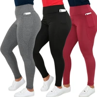 Imagem da promoção Calça Legging Flanelada Feminina Peluciada Cintura Alta Suplex Com Bolso Levanta Bumbum