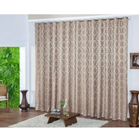 Imagem da promoção Cortina Sala Quarto Escritório 4.00 x 2.80 Semi-Blackout Jacquard Poliéster Premium