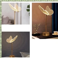 Imagem da promoção Candeeiro de mesa borboleta, luz noturna nórdica para quarto bivolt 3cors