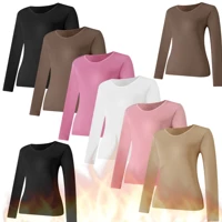 Imagem da promoção Z&D Lingerie Blusa Termica feminina Segunda Pele Térmica Manga Longa com Proteção LMNY02