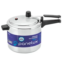 Imagem da promoção Panela de Pressão 4,5 Litros Alumínio Polido Fechamento Interno Classic - Panelux