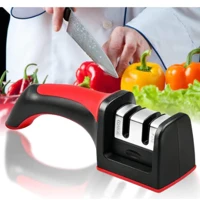 Imagem da promoção Amolador Afiador De Facas Em Aço Inox Com 3 Afiadores Amolador De Facas Profissional Promoção