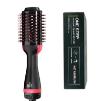 Imagem da oferta Escova Secadora Modeladora Jimmystore 1000W Íons Anti-Frizz Alisadora 3 em 1 110V Preta