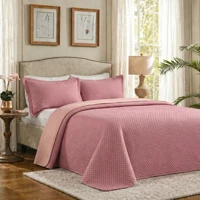 Imagem da oferta Kit Colcha Cobre Leito Casal Queen 3 Pçs Dupla Face 200 Fios