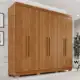 Guarda-roupa Casal 6 Portas 2 Gavetas França Cinamomo em oferta