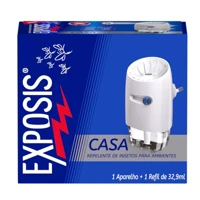 Imagem da oferta Exposis Casa, Repelente Eletrico Líquido, 1 Aparelho e 1 Refil de 32,9ml