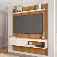 Imagem da oferta Painel para TV 55 Polegadas Caemmun Moon Marrom Moderno e Funcional