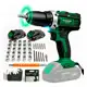 Parafusadeira Furadeira 21v 1300mah Com 2 Baterias Recarregável Sem Fio Maleta Completa Several Impo em oferta