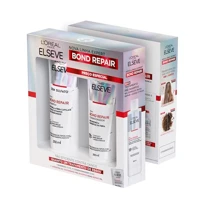 Imagem da oferta L'Oréal Paris Elseve Bond Repair Kit Reparação Molecular com Ácido Cítrico para Cabelos Danificados,