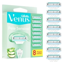 Imagem da oferta Gillette Venus Pele Sensível Carga para Aparelho de Depilar com Aloe Vera, 8 uds