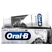 Oral-B Pasta de Dente 3D White Mineral Clean Carvão de Bambu 70 g em oferta