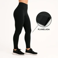 Imagem da oferta Calca Feminina Termica Forrada Legging Aveludada Frio Grossa