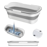 Imagem da oferta Balde Retrátil Dobrável Silicone Com Rodinhas Multiuso