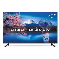 Imagem da oferta Smart TV AIWA 43” Android Full HD Borda Ultrafina HDR10 Dolby Áudio AWS-TV-43-BL-02-A