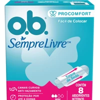 Absorvente Interno O.B. 8 Unidades em oferta
