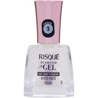 Imagem da oferta Top Coat Fixador Efeito Paetê Risqué Diamond Gel 9,5ml