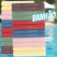 Jogo De Toalha Banhão Havanna 5 peças 100% Algodão - Casa & Conforto em oferta na ShopTime