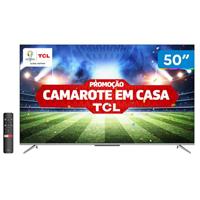 Imagem da promoção Smart TV 4K UHD LED 50” TCL 50P715 Android Wi-Fi - Bluetooth 3 HDMI 2 USB