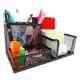 Kit Organizador Preto com 3 Partes para Escritório em oferta