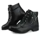 Bota Feminina Neway Cano Curto Cadarço Inverno Preta em oferta