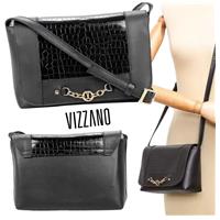 Imagem da promoção Bolsa Vizzano Flap Detalhe Croco Feminina