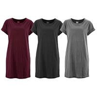 Imagem da promoção Kit com 03 Vestidos Camisetão Feminino Mulheres Alta Qualidade Super Estiloso