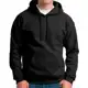 Moletom Masculino e Feminino Canguru Liso Preto Blusa de Frio Com capuz - Kazup em oferta