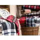 Manta polar flanelada casal - camesa em oferta