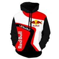 Imagem da promoção Blusa Moletom Full Casaco Estiloso Casual Red Bull Top M3 - ShopBrainStorm
