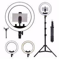 Imagem da promoção Ring Light Completo Iluminador Portátil 26cm + Tripé 2M 10 Polegadas - ROHS