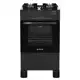Fogão de Piso Mesa de Vidro Mônaco Top Glass 4 Bocas Atlas Preto Bivolt em oferta