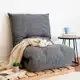 Futon Dobrável de Espuma Solteiro Grafite - Emcompre em oferta