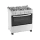 Fogão 6 Bocas Esmaltec Branco 6Q - Acendimento Manual Bali em oferta