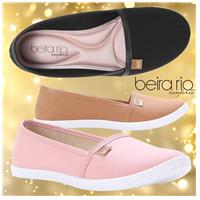 Imagem da promoção Tênis Slip On Beira Rio Liso Feminino (5 Cores)