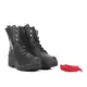 Bota Coturno Look Fashion 2 Cadarços Feminino - Preto+Vermelho (34 ao 39) em oferta