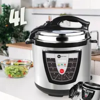 Panela de pressão elétrica 4L Inox - Fun Kitchen em oferta na ShopTime