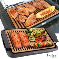 Churrasqueira Elétrica Philco PCQ1200D em oferta na Amazon