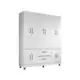 Guarda-roupa Casal 10 Portas 2 Gavetas Araplac - Coimbra (3 cores) em oferta