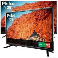 Imagem da promoção TV LED 39'' Philco PTV39N87D HD com Conversor Digital 3 HDMI 1 USB Som Surround 60Hz - Preta