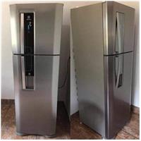 Imagem da promoção Geladeira/Refrigerador Electrolux Duplex TW42S Top Freezer com Dispenser De Água 382L Inox 