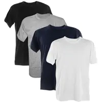 Kit 4 Camisetas 100% Algodão 30.1 Penteadas em oferta na Amazon