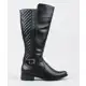 Bota Montaria Cano Alto Via Uno Matelassê Feminina em oferta