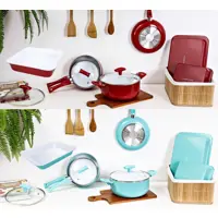 Jogo de Panelas 6 peças Ceramic Chef - Classic Home em oferta na Americanas