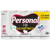 Imagem da promoção Personal Papel Higiênico Kilométrico Folha Dupla Com 20 Rolos 50M