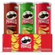 Pringles Pack Promo Salgadinho de Batata Frita 3 Sabores - Original, Creme e Cebola e Churrasco em oferta
