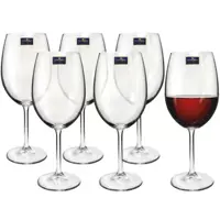 Jogo de Taças 06 Peças para Vinho de Cristal Gastro 590ml Bohemia em oferta na Magazine Luiza